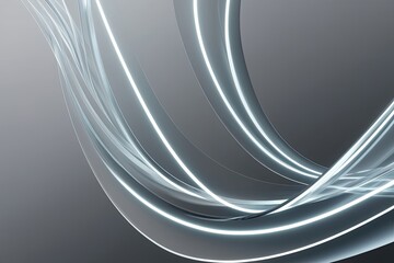 Wall Mural - 3d abstract light wave background for modern design