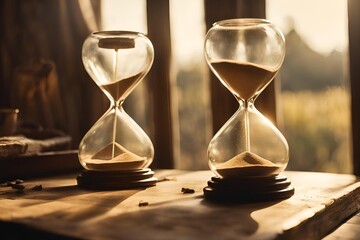 sand glass clock 