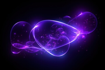 Wall Mural - Purple light pattern night.