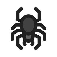 Poster - spider outline fill icon