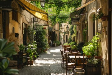 Canvas Print - Rome outdoors city street.