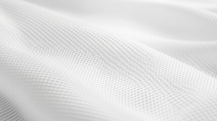 Wall Mural - White fabric texture with subtle patterns and