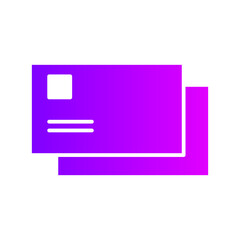 debit card gradient icon