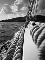 Wall Mural - Sail Boat on Water