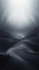 Poster - Grey tone wallpaper dune nature light tranquility.