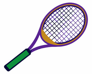 Wall Mural - tennis racket vector illustration