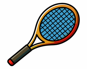 Wall Mural - tennis racket vector illustration