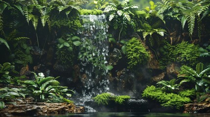 Waterfalls create a microenvironment around them, supporting a range of plant and animal life.