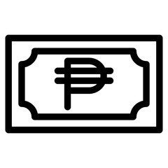 Sticker - peso, banknote, country, money, cash Icon