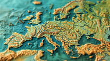 3D Raised Relief Map Of Europe Free Stock Photo - Public Domain Pictures