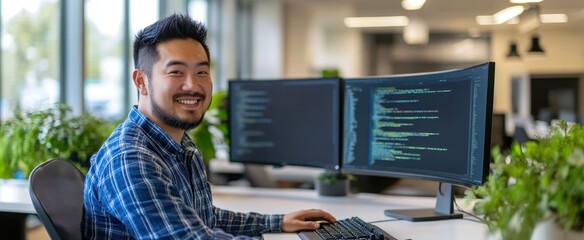 The Smiling Programmer at Work