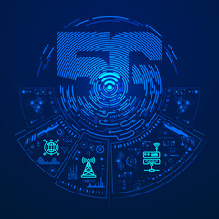 Wall Mural - 5ginterface