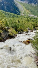 mountain river in the mountains