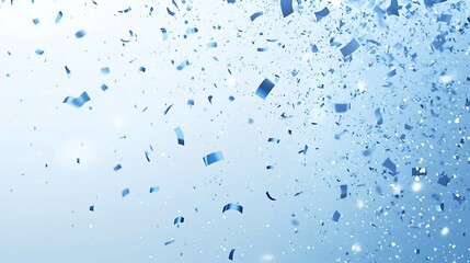 A vibrant background featuring blue confetti and sparkles, ideal for celebrations or festive designs.