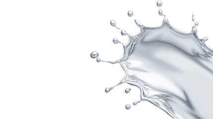 Aufkleber - A stunning splash of water, capturing the beauty and motion in a dynamic freeze-frame, perfect for design and creative projects.