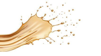 Aufkleber - An artistic splash of liquid, showcasing dynamic movement and vibrant energy, ideal for creative designs and modern graphics.