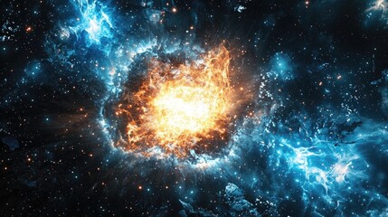 Wall Mural - collapsing star