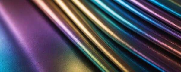 Wall Mural - Abstract iridescent textile