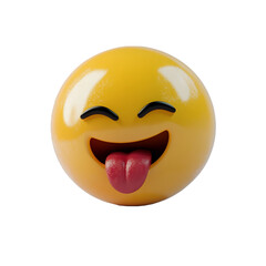 3d Emoji on white background PNG