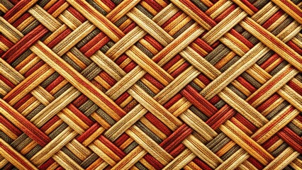 Poster - Textile fabric background with intricate woven patterns, texture, material, cloth, weave, textile, background, fabric