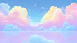 © Siasart Studio - Dreamy Sky with Pastel Clouds and Sparkling Water