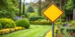 © InspireStock Gallery - Warning sign in garden alerting to presence of ticks, ticks, garden, warning, sign, caution, danger, outdoor, insect, pest