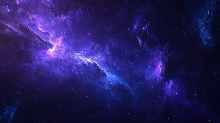 Wall Mural - space realistic, 8k, color purple and blue,