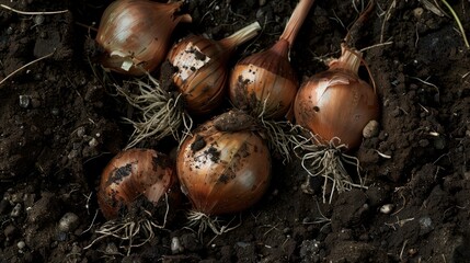 Wall Mural - Freshly Harvested Onions