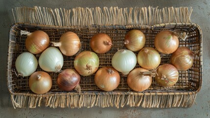 Sticker - Basket of Onions