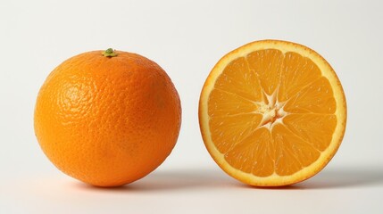 Poster - Whole and Half Orange