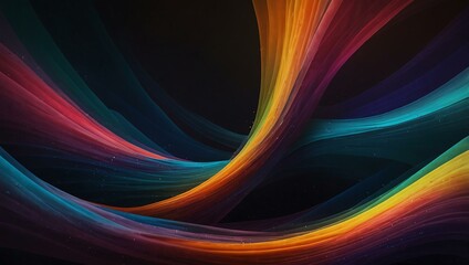 Wall Mural - Dynamic color flow