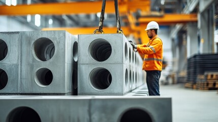 Worker in a Factory