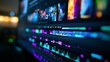 © Elmira - A closeup reveals a computer screen filled with a vibrant editing timeline that features various clips organized for seamless video creation