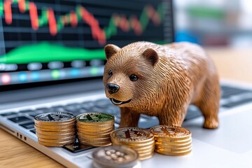 Bear market investing focuses on long-term growth despite short-term losses