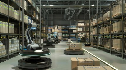 Warehouse Robots - Automated Logistics