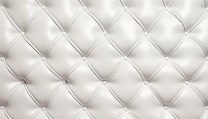 Wall Mural - white leather upholstery