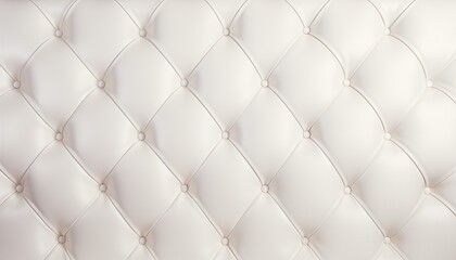 Wall Mural - white leather upholstery