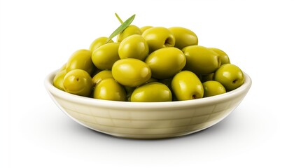 Wall Mural - bowl of green olive