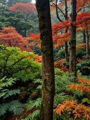 Sticker - Japan’s foliage transformation during October’s Koyo season.