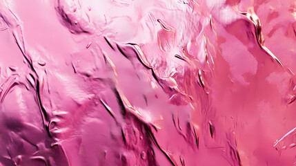 Wall Mural - Pink metallic rough grunge surface texture background from generative ai. Metallic Colors. Illustration