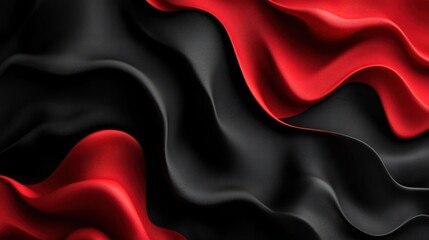 Wall Mural - Abstract background waves. Black and red abstract background for wallpaper oder business card. Webdesign