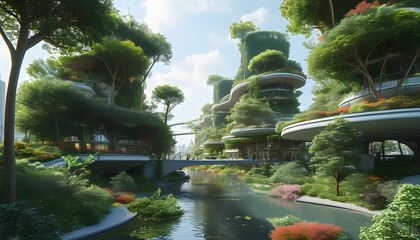 Innovative Sustainable Urban Design Embracing Eco-Friendly Elements with Generative AI Creativity