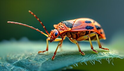 Wall Mural - Intricate World of Macro Bug Art: Natures Tiny Marvels Unveiled