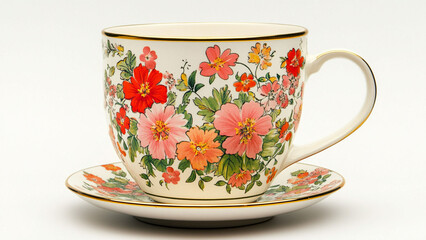 Wall Mural - Coffee cup are beautiful, have patterns, designs, and beautiful shape.