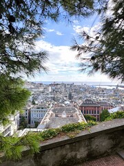 city view, Genoa, Liguria, travel in Italy