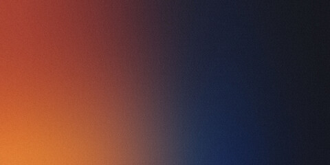 Gradient background with navy blue and copper orange tones, noise texture effect