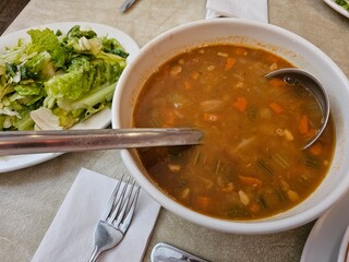 soup and salad