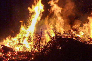 Easter fire to drive away the winter