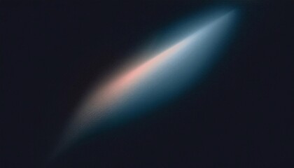 Wall Mural - abstract grainy gradient glowing comet texture on black background