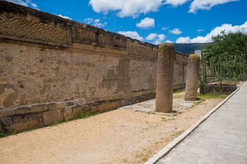 The pre-columbian ruins of Mitla in Oaxaca, Mexico